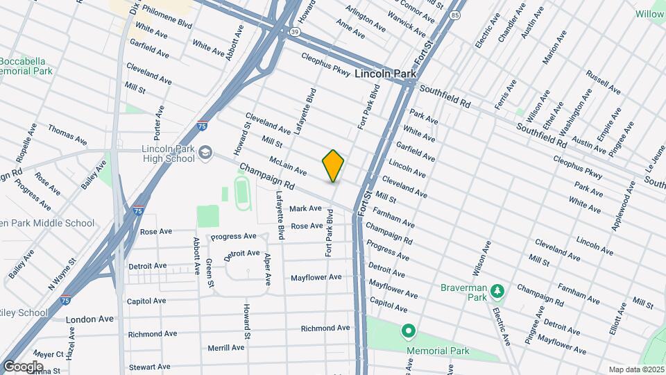 2406 Fort Park Blvd Mapa y Detalles de la Ubicación