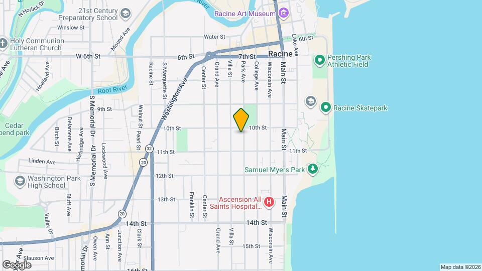 1012 Park Ave Map and Location Details