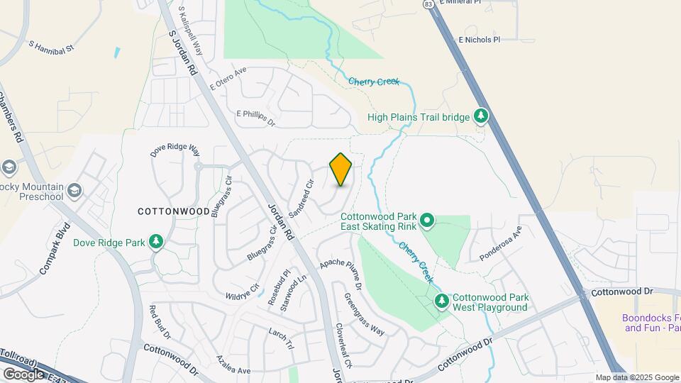 8454 Prairie Clover Way Mapa y Detalles de la Ubicación