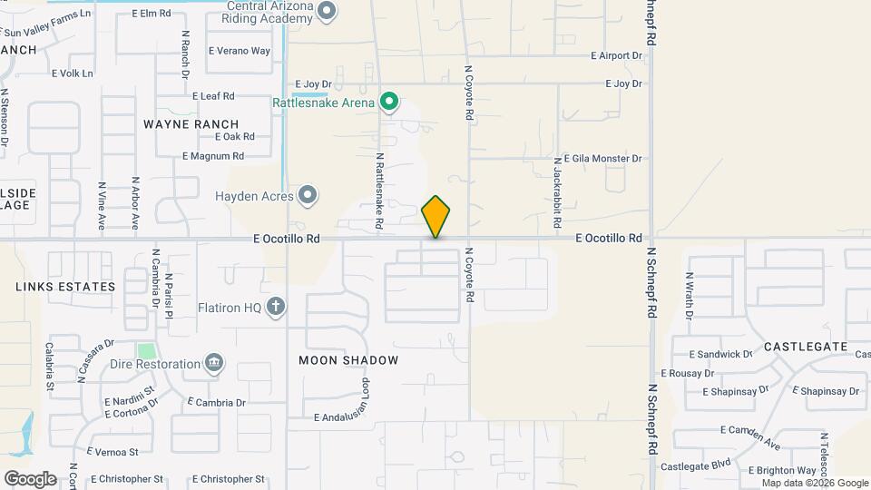 2488 E Meadow Lark Way Map and Location Details