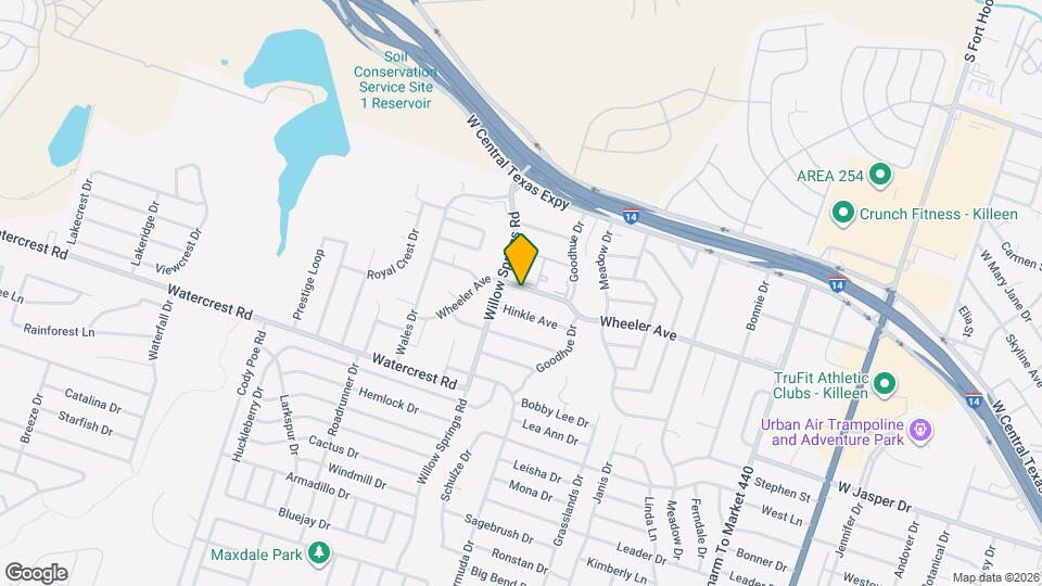 2106 Wheeler Ave Map and Location Details