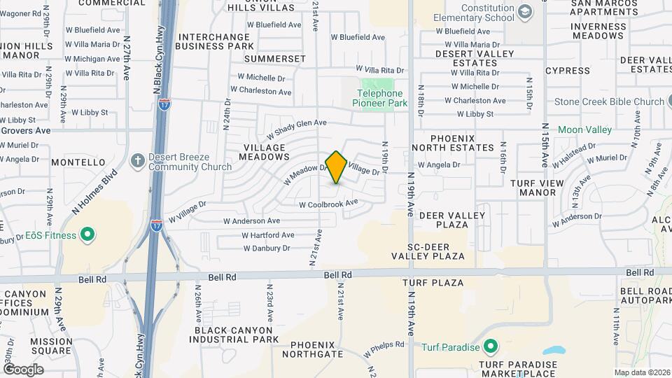 2028 W Schell Dr Map and Location Details