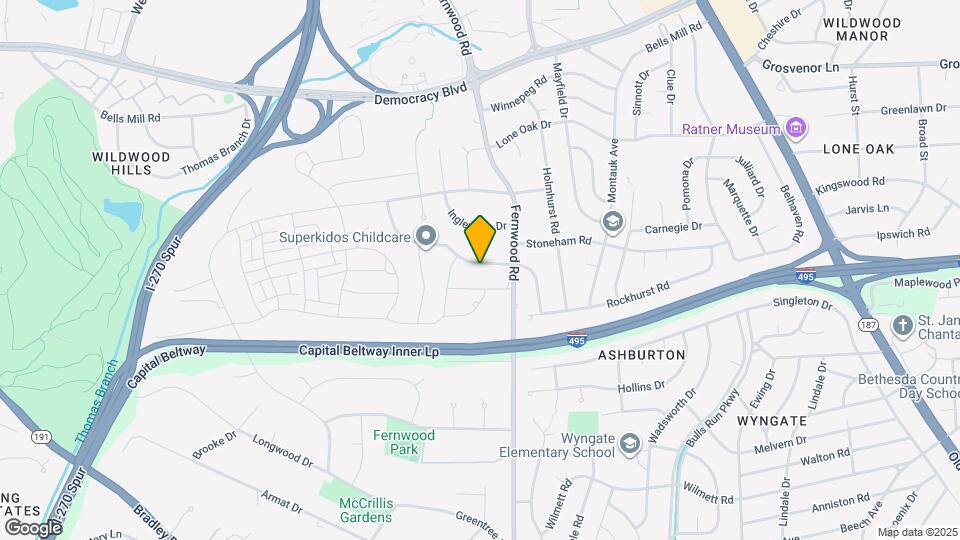 9808 Brixton Ln Map and Location Details