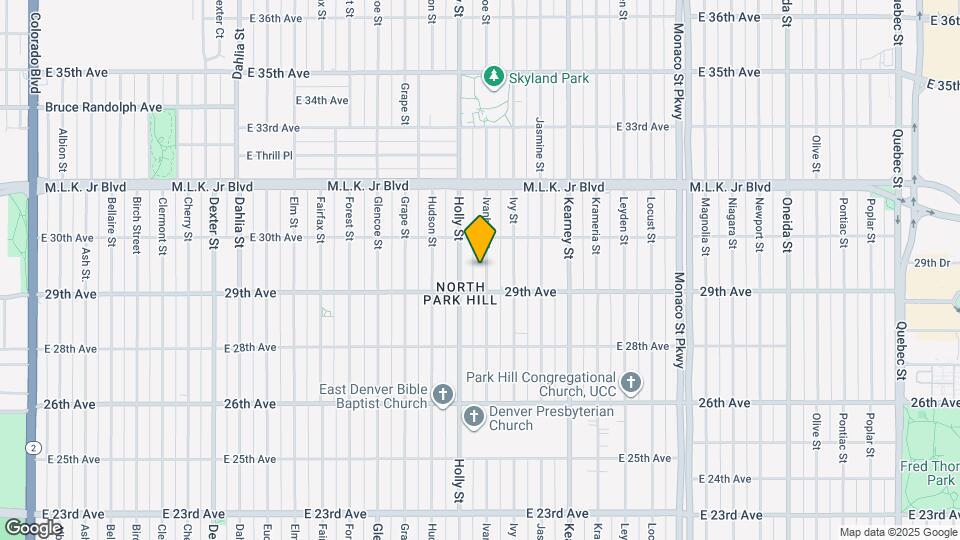 2933 Ivanhoe St Map and Location Details