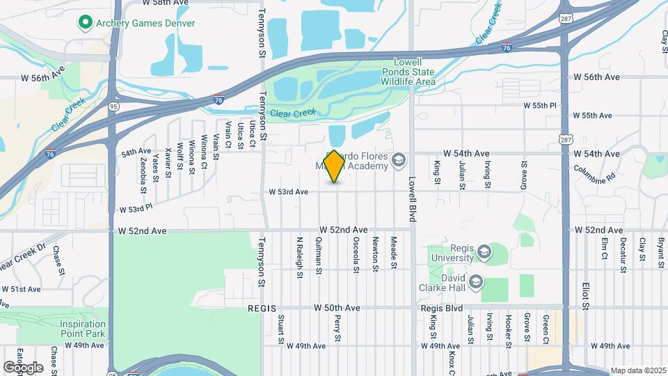 4035 W 53rd Ave Mapa y Detalles de la Ubicación