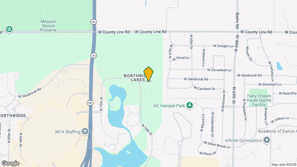 9198 N 70th St Map and Location Details