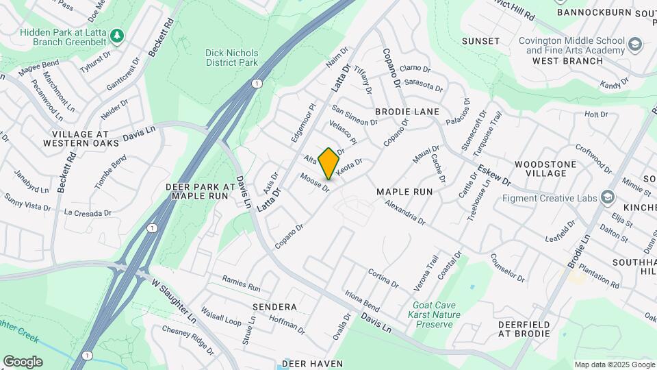 4504 Moose Dr Map and Location Details