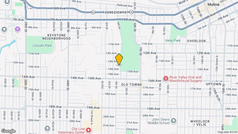 1321 4th St Map and Location Details