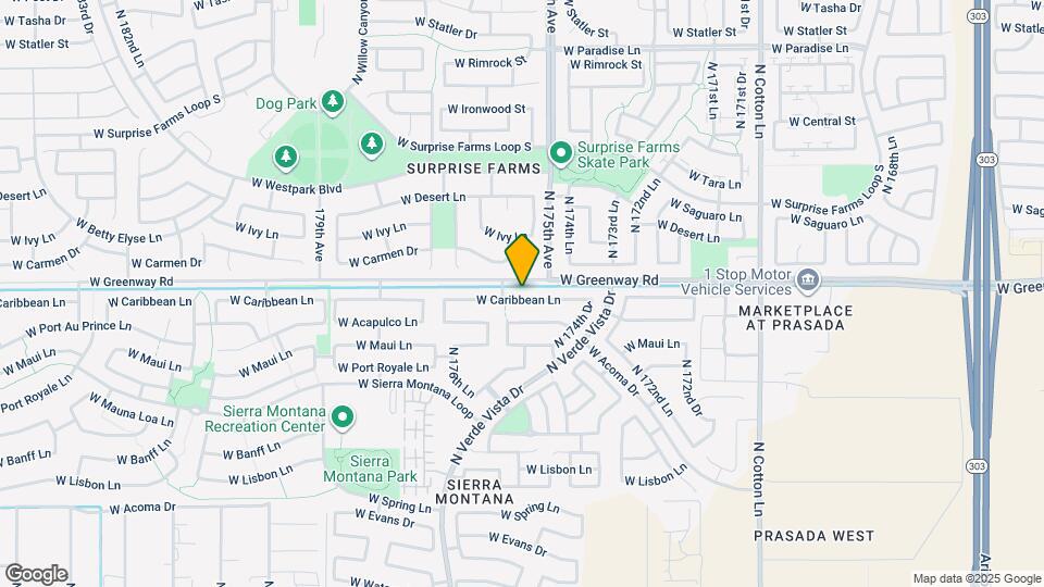 17532 W Caribbean Ln Map and Location Details