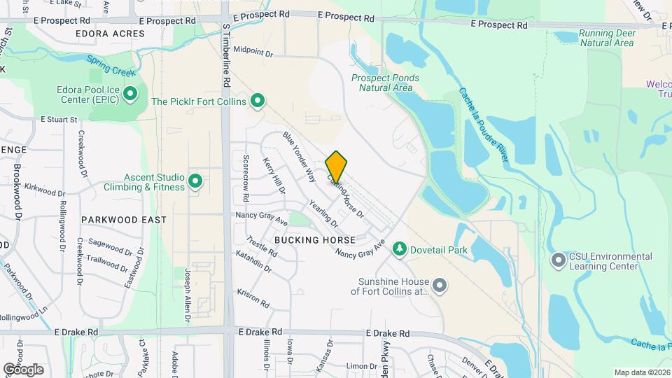 2121 Cutting Horse Dr Map and Location Details