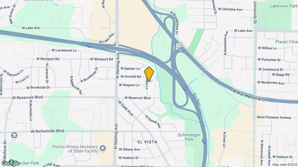 3806 N Donna Ln Map and Location Details