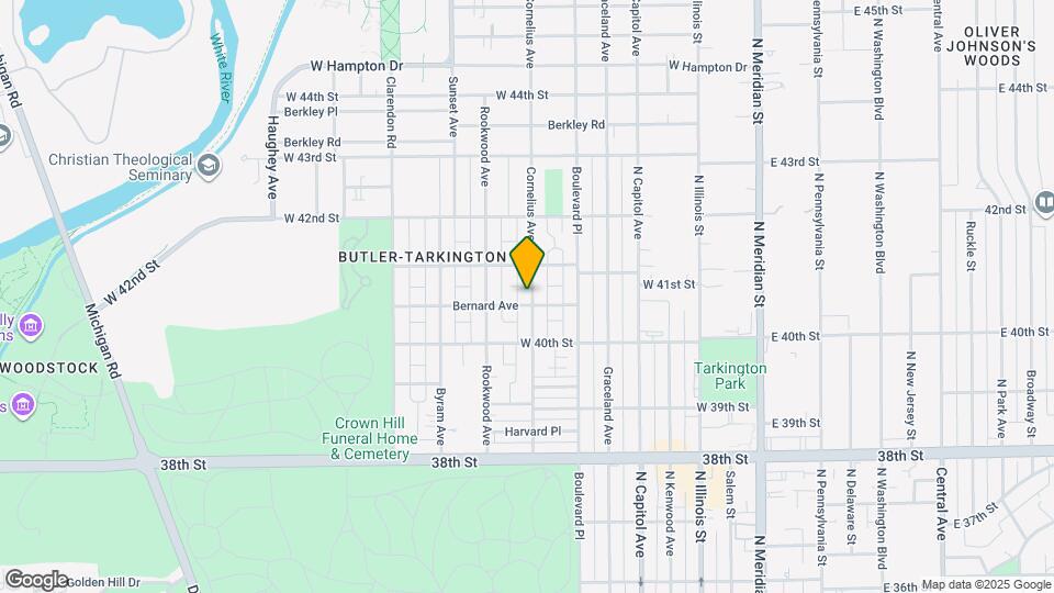 4050 Cornelius Ave Map and Location Details