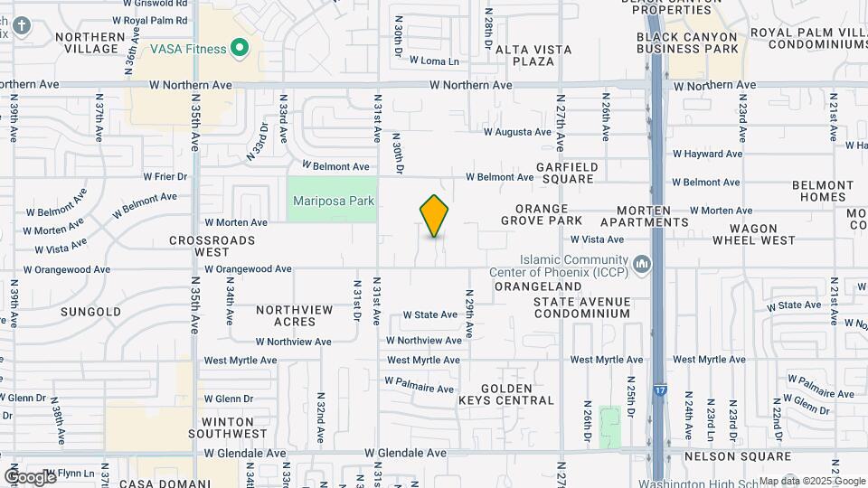 2928 W Orangewood Ave Map and Location Details