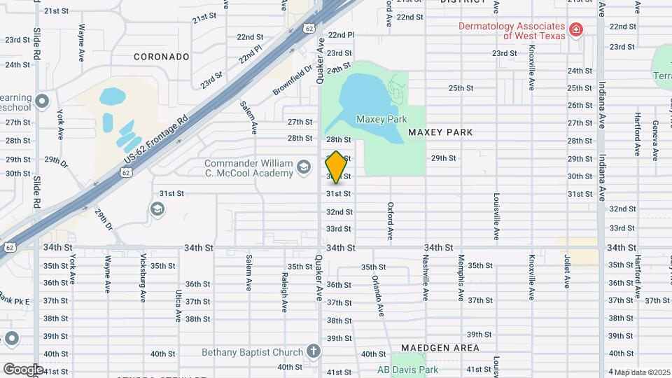 4312 31st St Map and Location Details