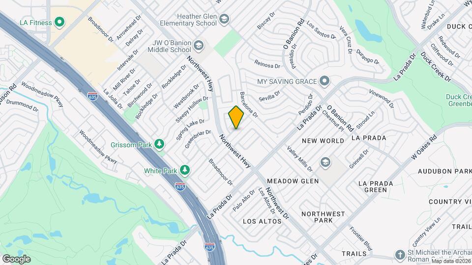 726 Ravencroft Dr Map and Location Details