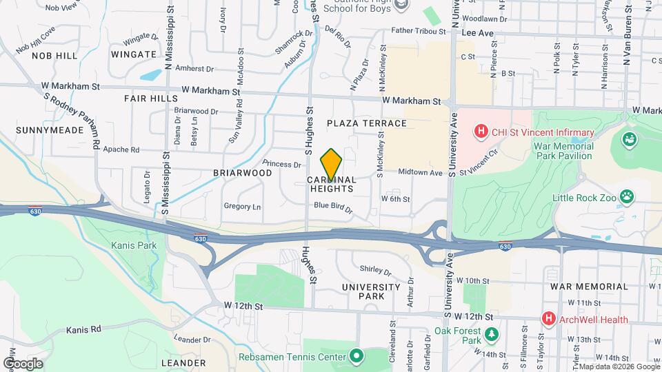 6618 Sandpiper Dr Map and Location Details