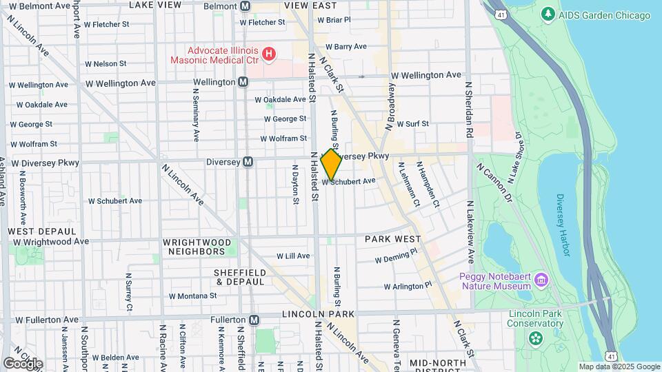 751 W Schubert Ave Map and Location Details