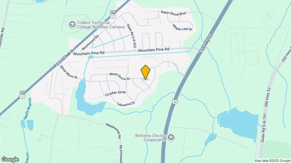 406 Crystal Oaks Ln Map and Location Details