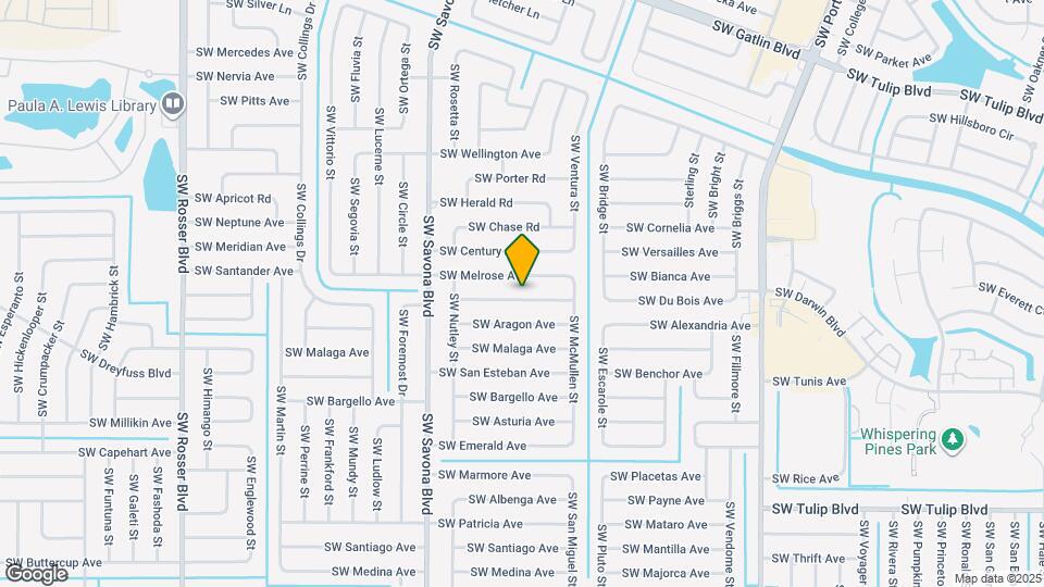 1229 SW San Antonio Ave Map and Location Details