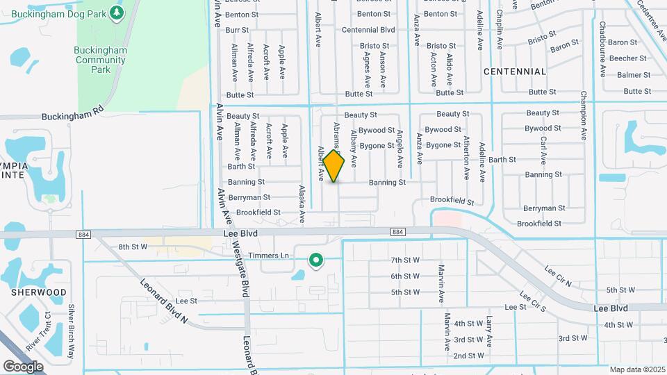 819 Abrams Blvd Map and Location Details