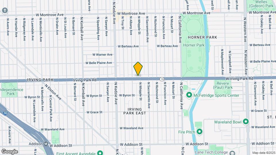 3054 W Irving Park Rd Map and Location Details