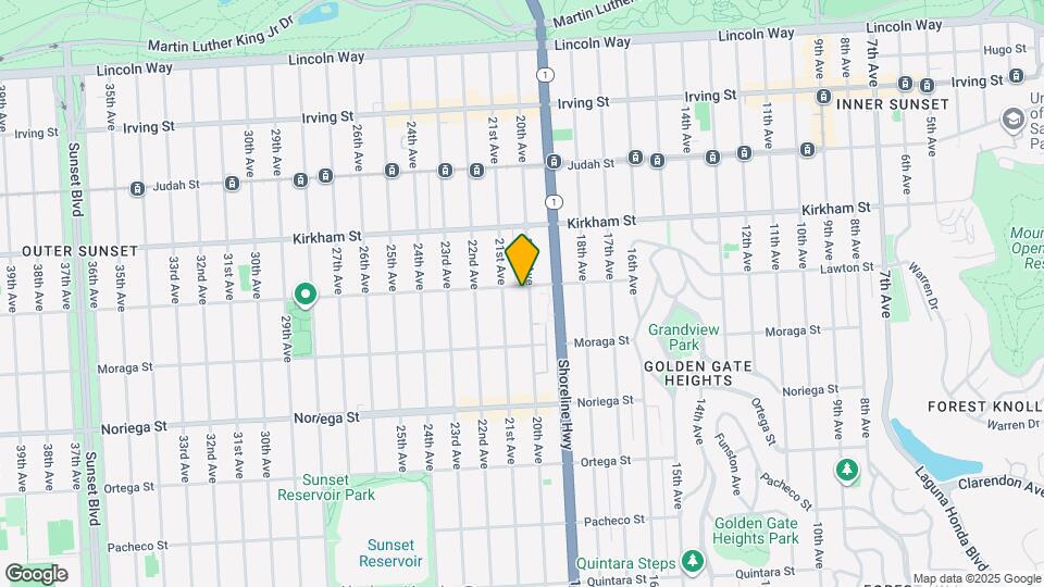 1605 20th Ave Map and Location Details