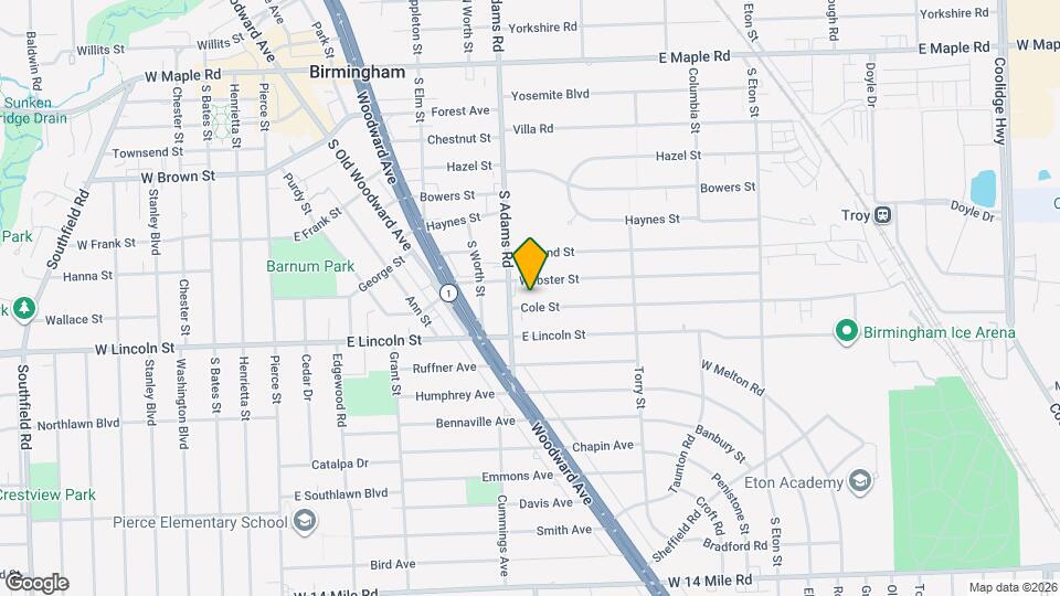 1171 Cole St Map and Location Details