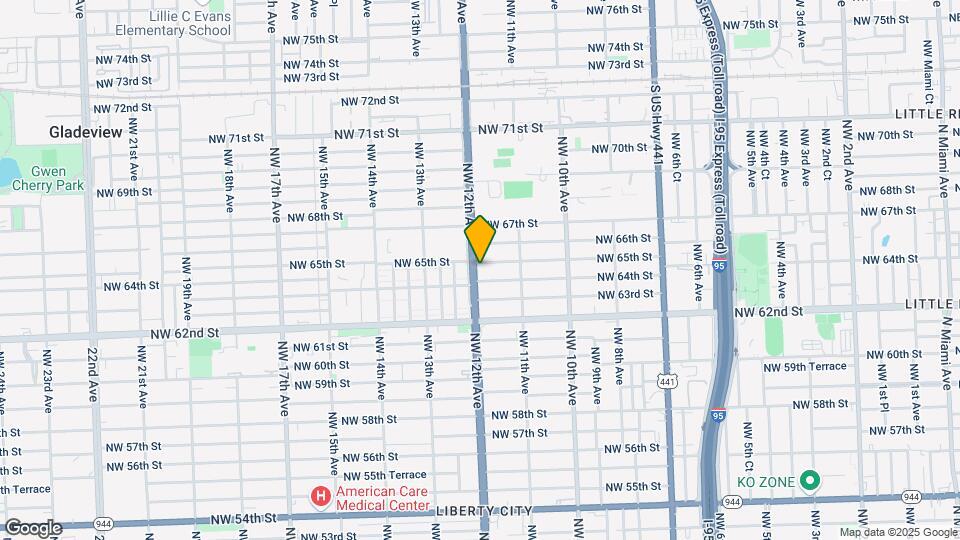 1190 NW 65th St Map and Location Details
