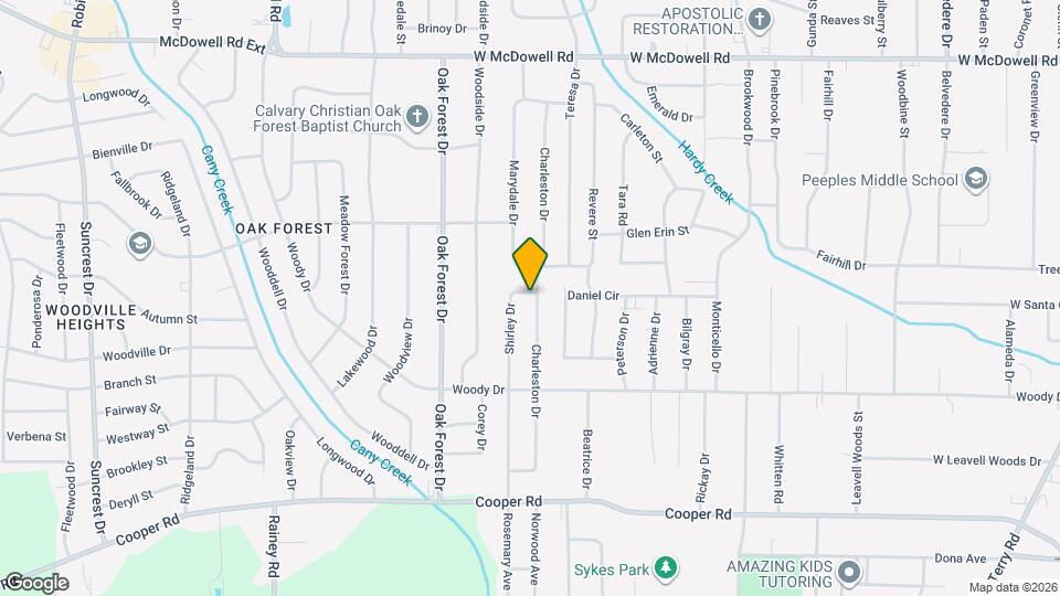 3025 Charleston Dr Mapa y Detalles de la Ubicación