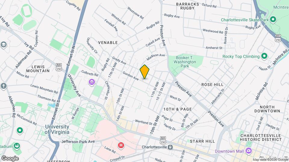 1219 Gordon Ave Map and Location Details