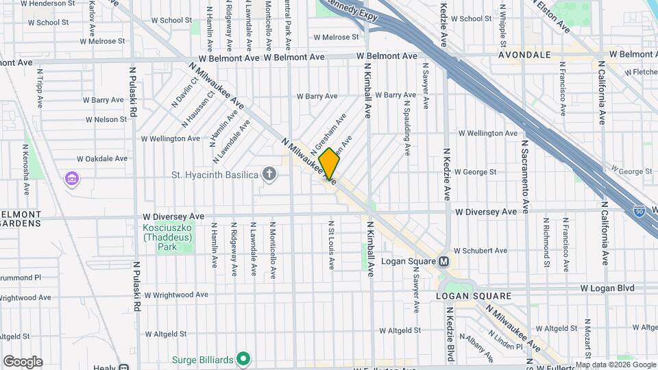 3522 W Wolfram St Map and Location Details