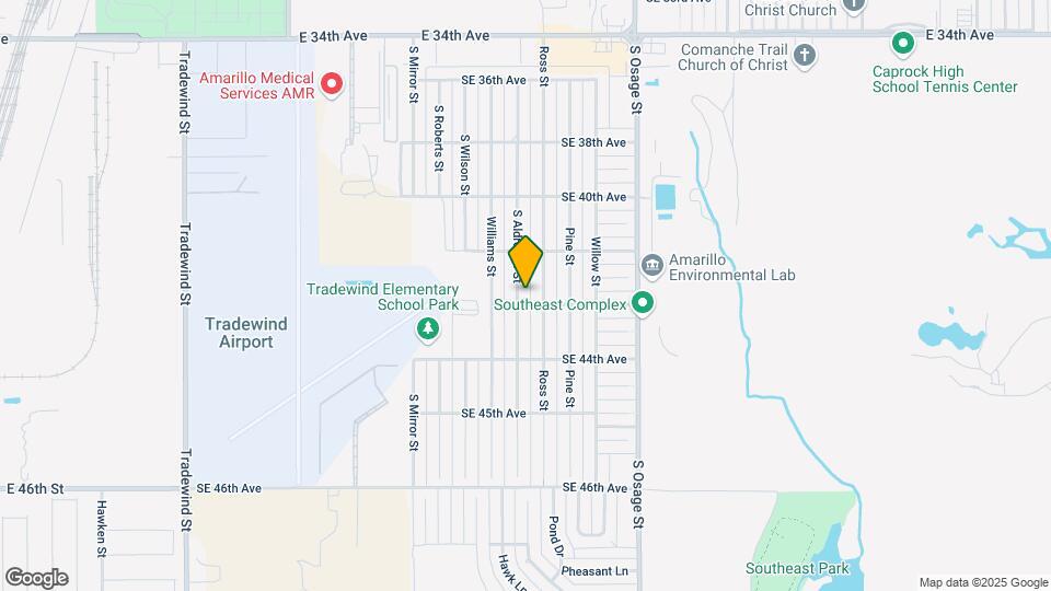 4217 Aldredge St Map and Location Details