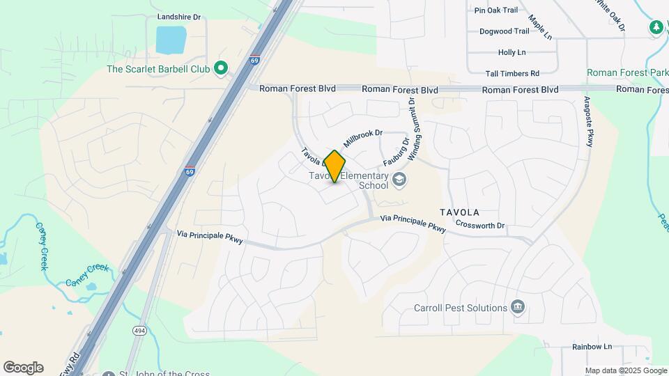 23314 Robinson Pond Dr Mapa y Detalles de la Ubicación
