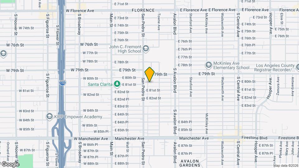 322 E 80th St Mapa y Detalles de la Ubicación