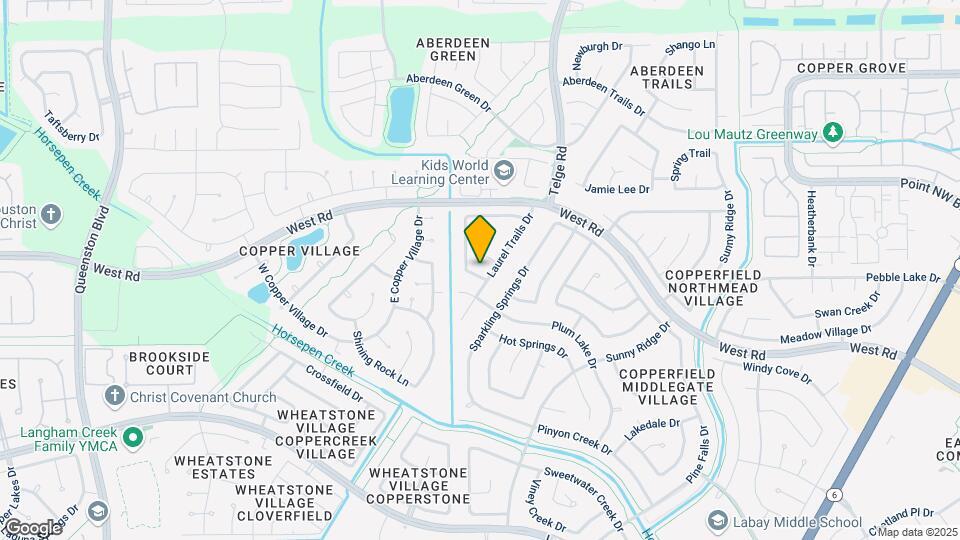 8510 Pool Creek Dr Map and Location Details
