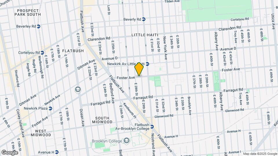 2818 Foster Ave Map and Location Details