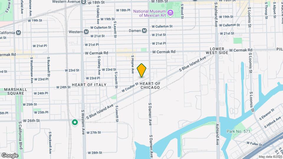 2030 W Coulter St Map and Location Details