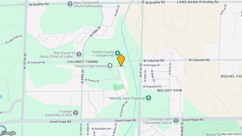 7512 N Granville Rd Map and Location Details