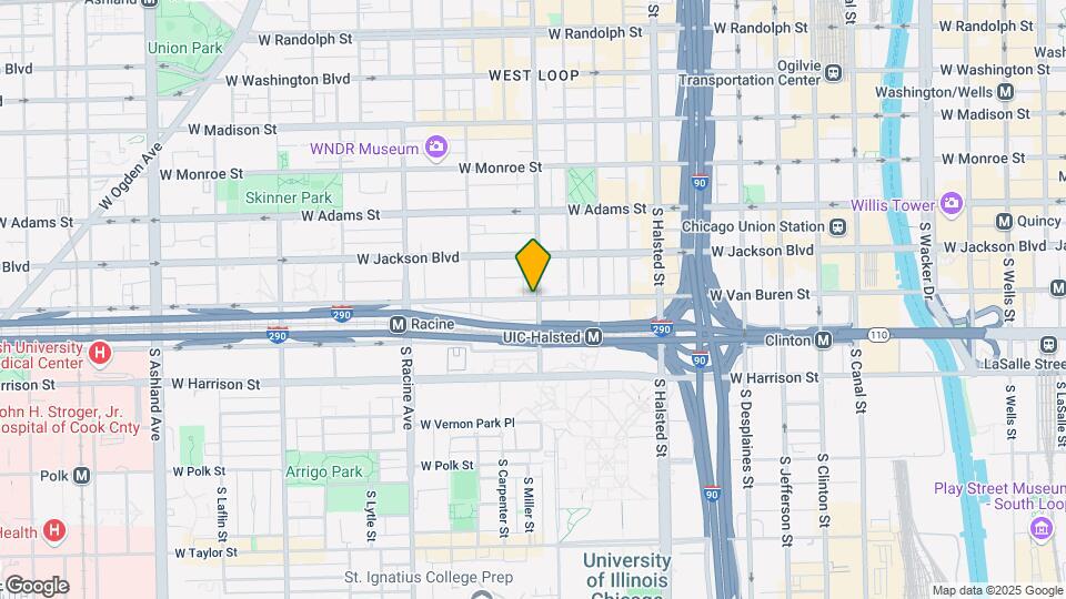 1002 W Van Buren St Map and Location Details