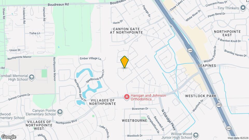 19114 Canyon Vista Ct Map and Location Details