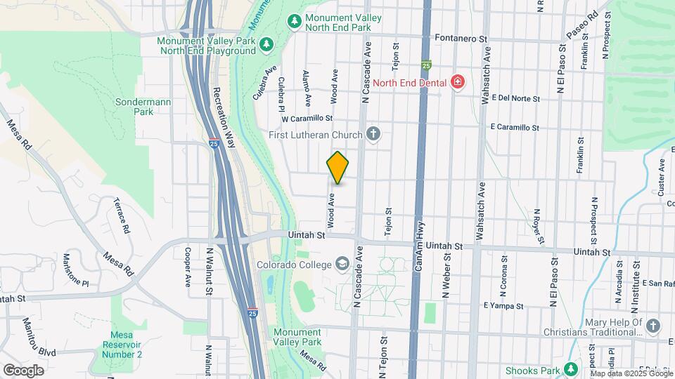 1321 Wood Ave Map and Location Details