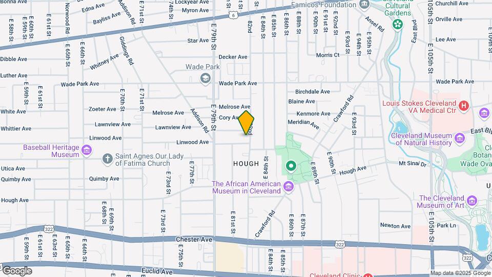 1624 E 82nd St Map and Location Details