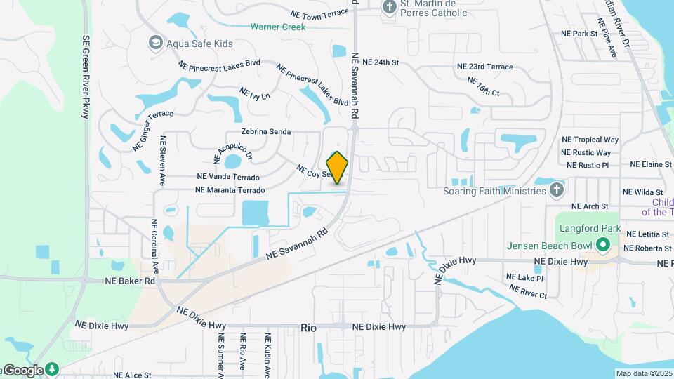 1810 NE Savannah Rd Map and Location Details