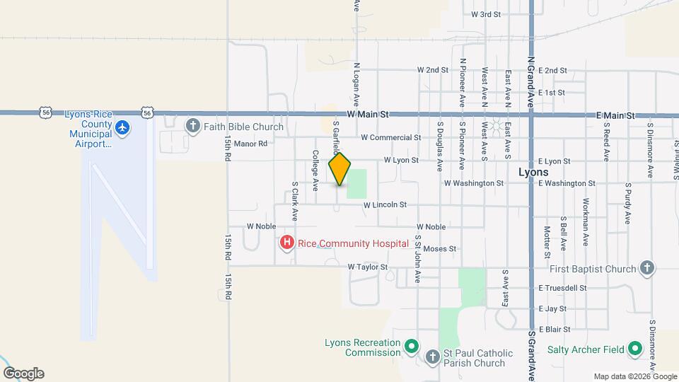 408 S Garfield Ave Mapa y Detalles de la Ubicación