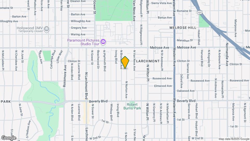 503 N Norton Ave, Unit 503 Mapa y Detalles de la Ubicación