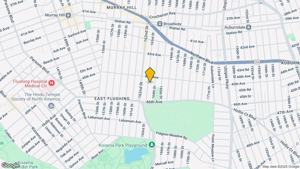 45-25 163rd St Map and Location Details