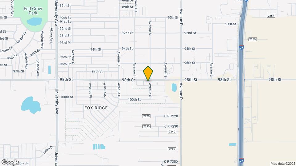 9804 Avenue V Map and Location Details