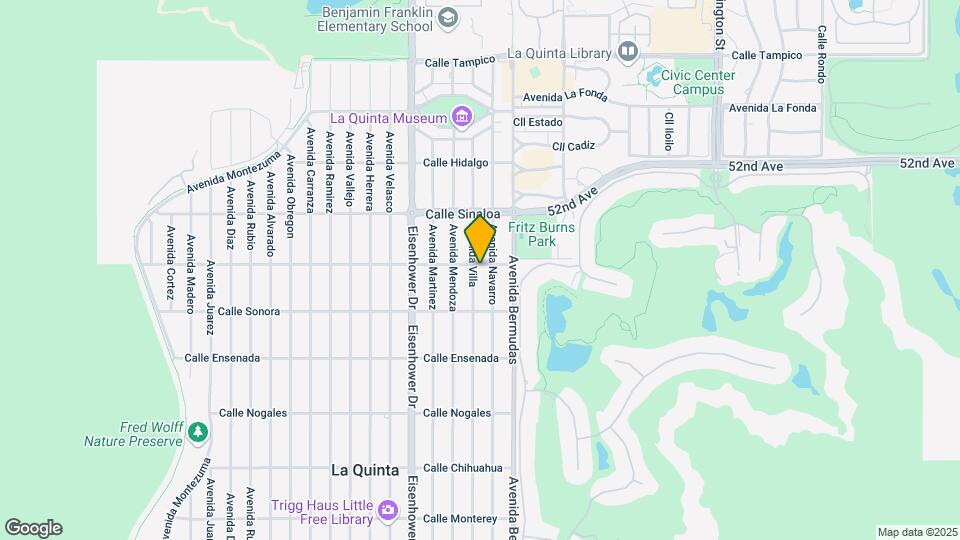 52030 Avenida Villa Mapa y Detalles de la Ubicación