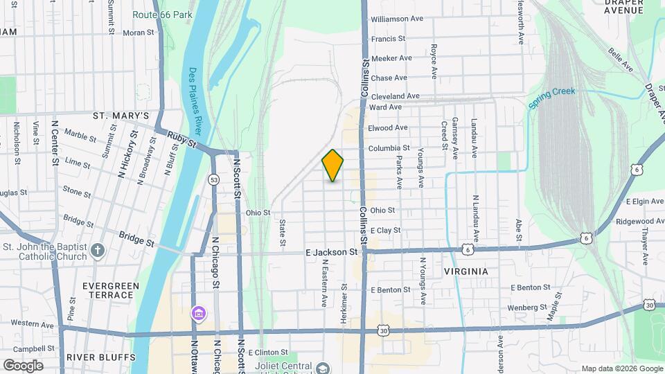 305 Irving St Map and Location Details