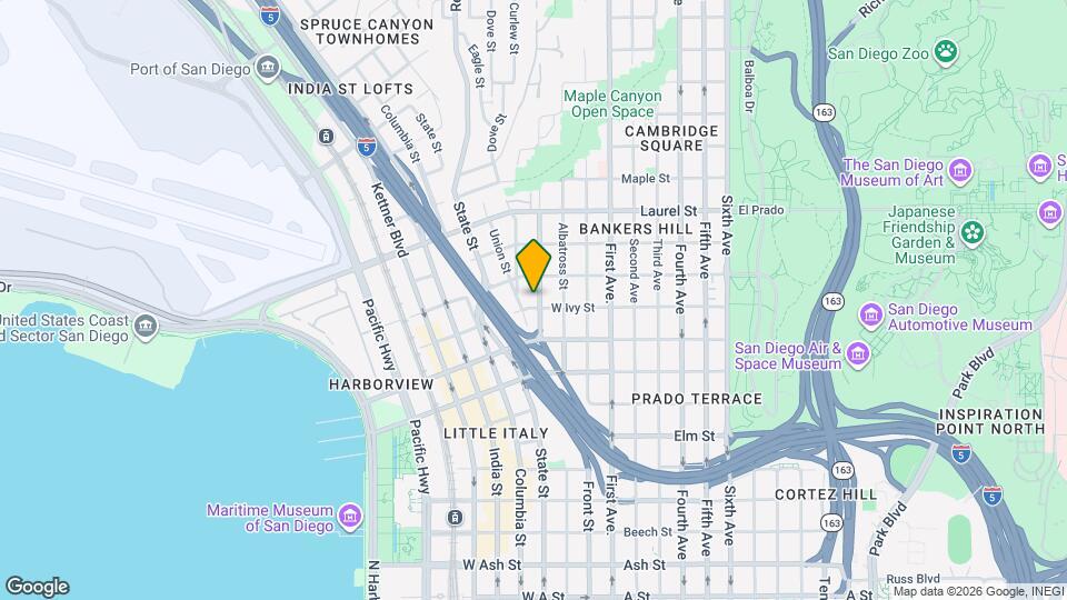 2214 Brant St, Unit A Mapa y Detalles de la Ubicación